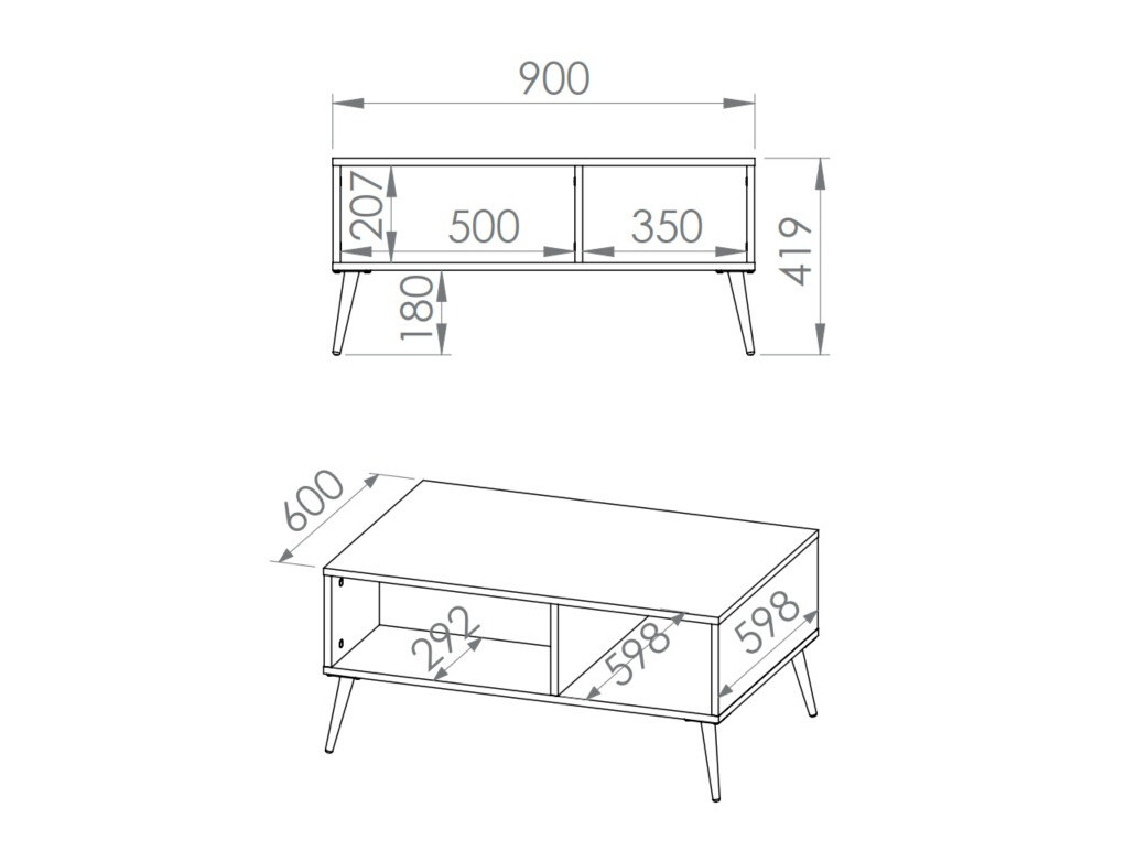 Stočić za kafu Flonovu 106 (Tamno zelena + Zlatan)