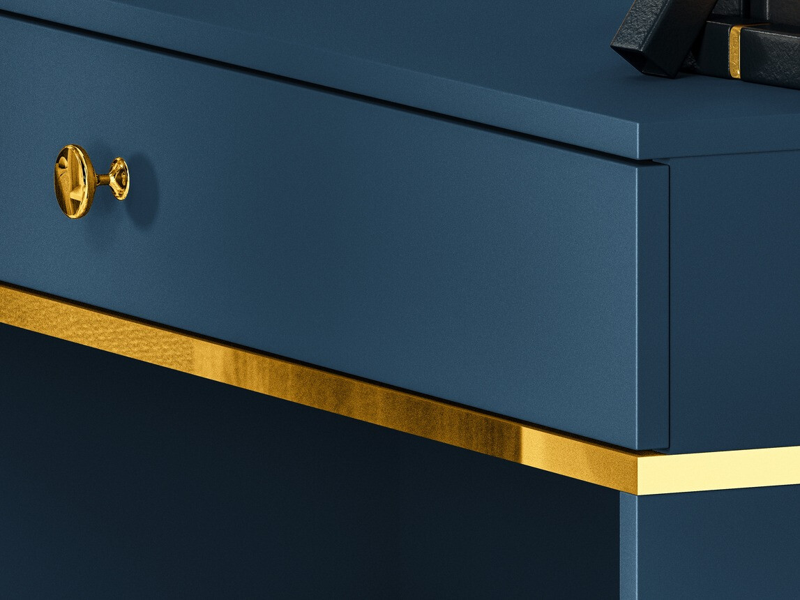 Toaletni sto Flonovu 108 (Tamno plava + Zlatan)