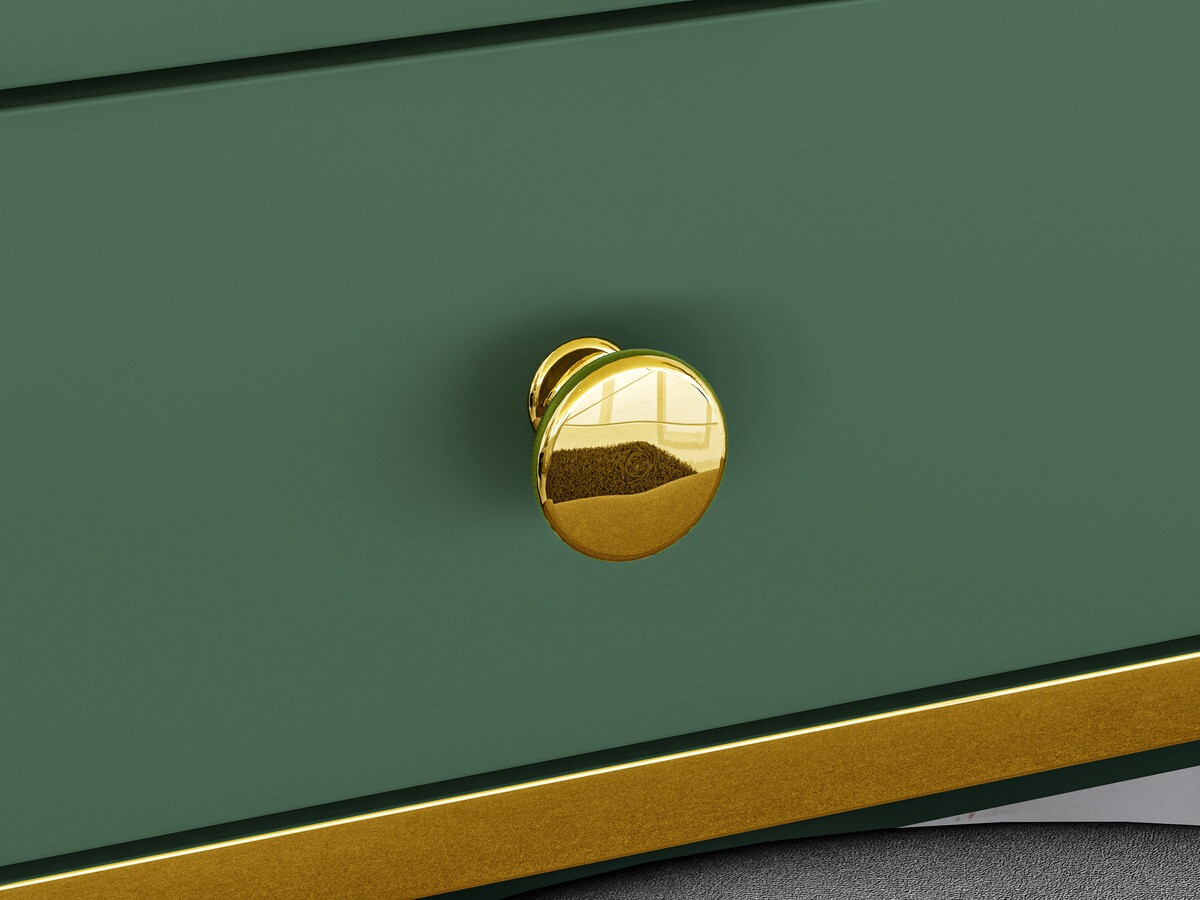 Toaletni sto Flonovu 108 (Tamno zelena + Zlatan)