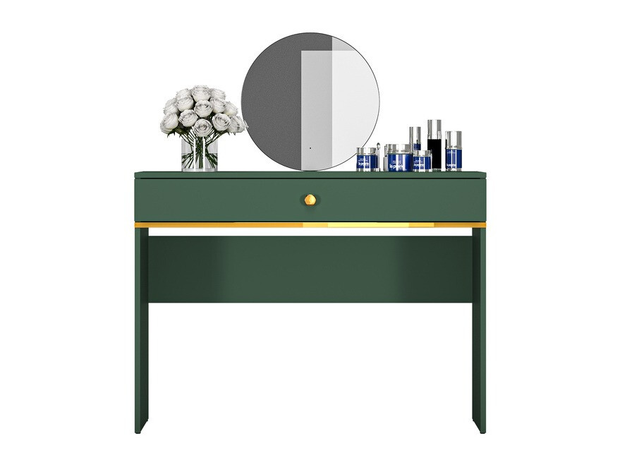 Toaletni sto Flonovu 108 (Tamno zelena + Zlatna)