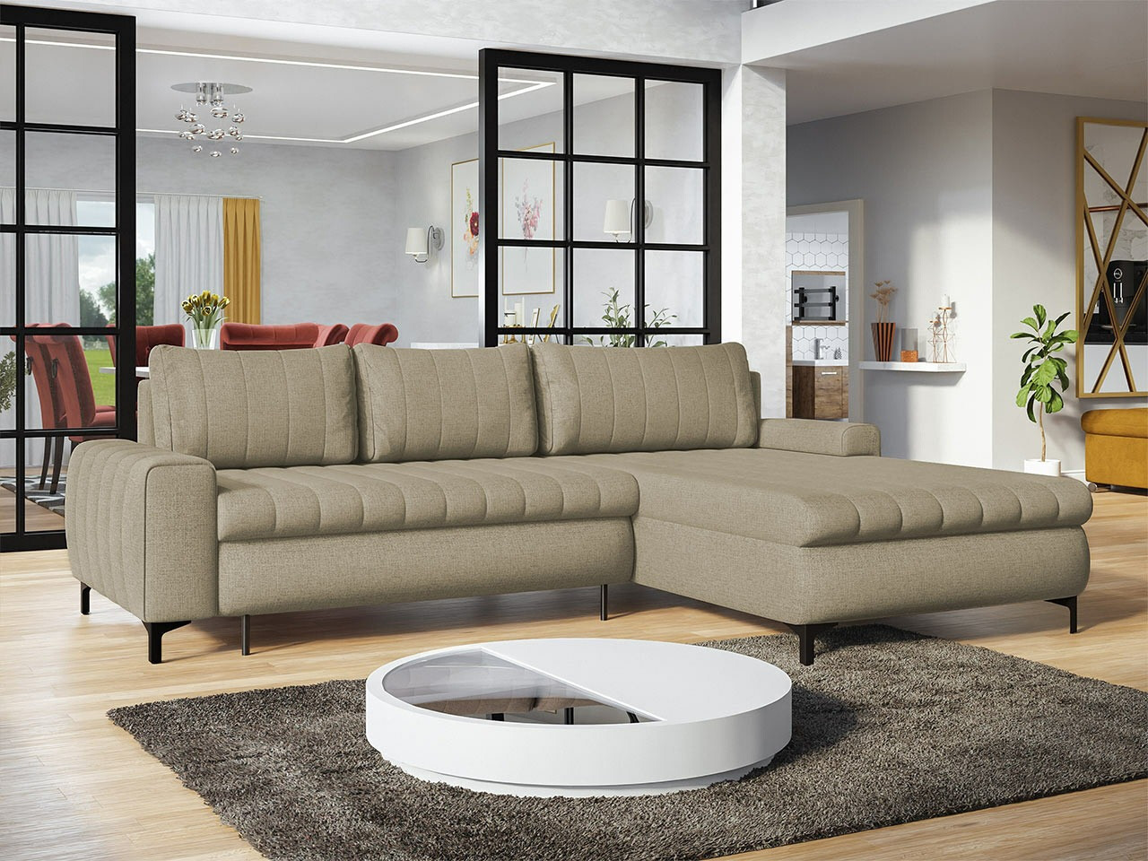 Ugaona sofa Lincoln 175 (Barrel 19)