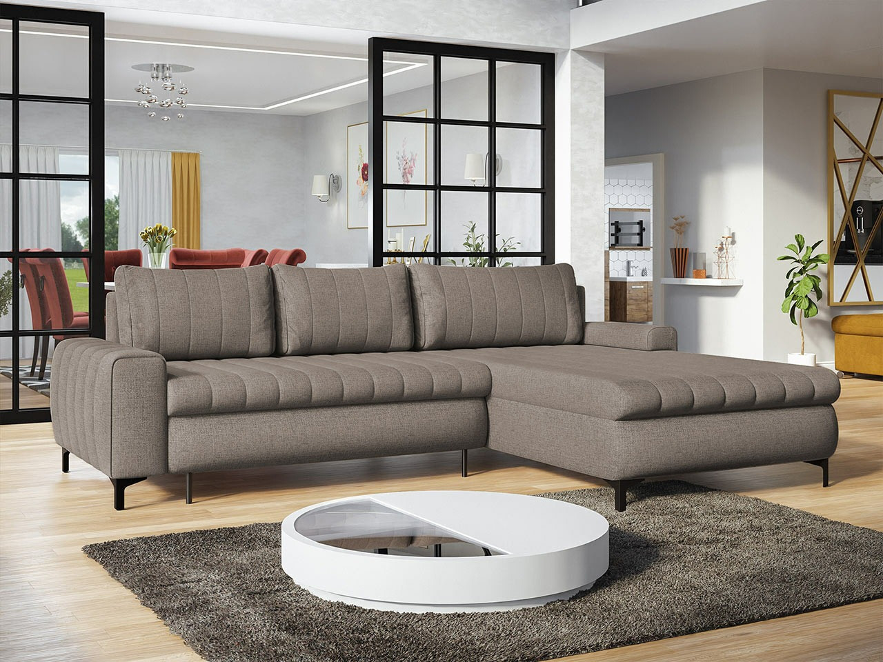 Ugaona sofa Lincoln 175 (Barrel 21)
