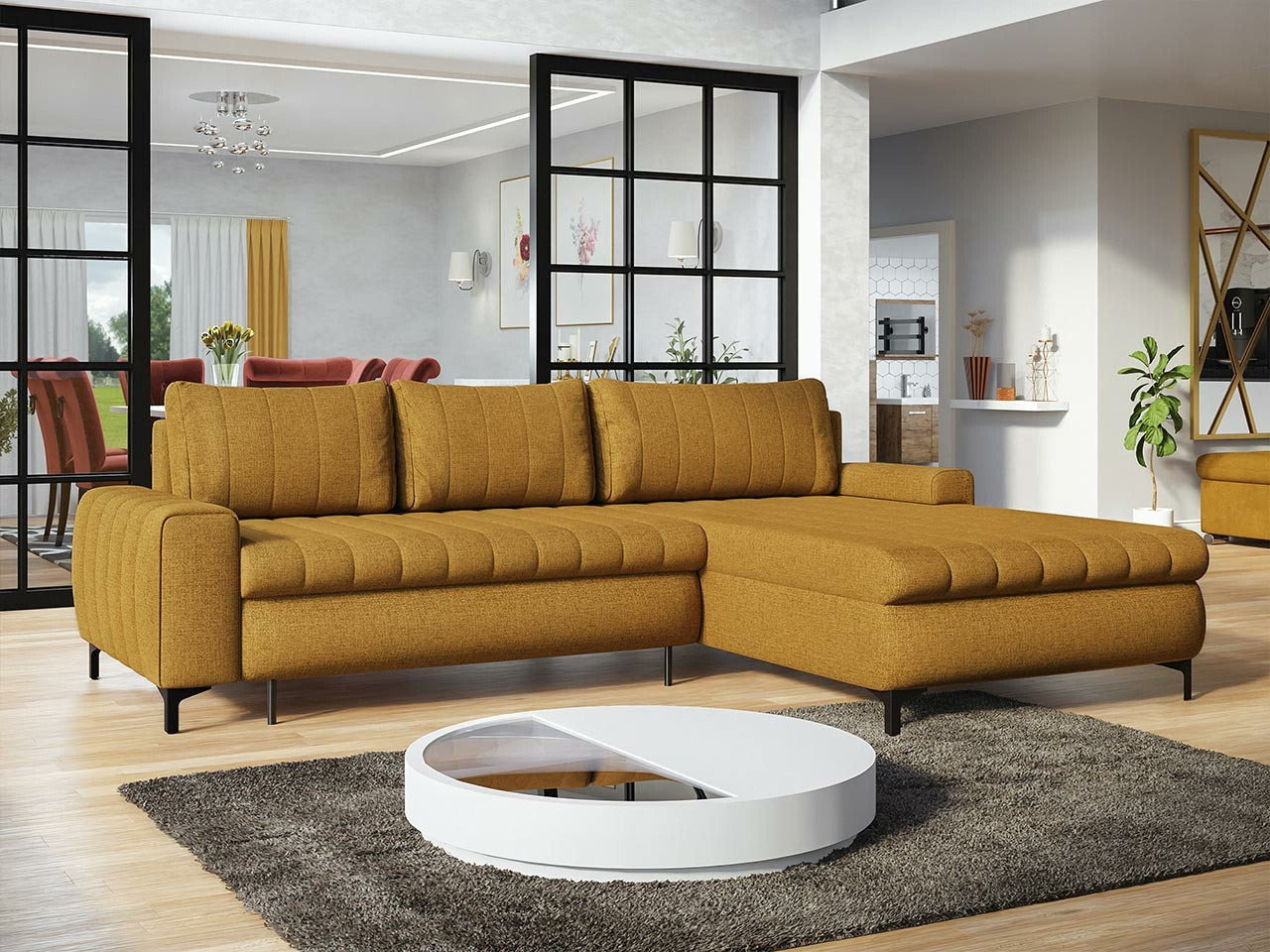 Ugaona sofa Lincoln 175 (Barrel 48)