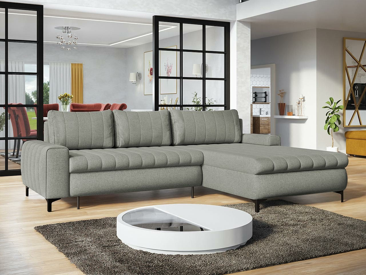 Ugaona sofa Lincoln 175 (Barrel 83)