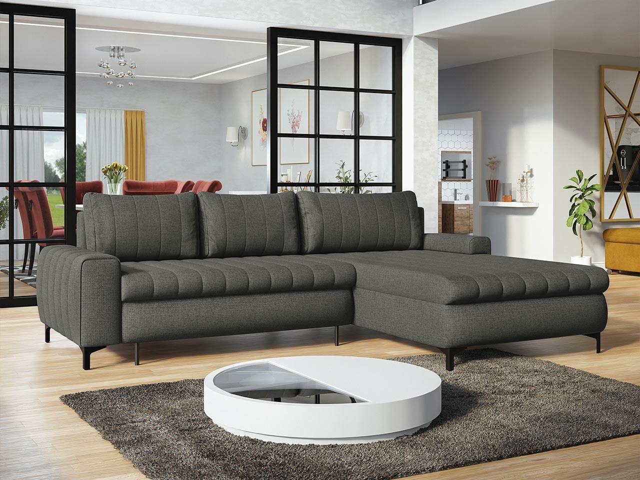 Ugaona sofa Lincoln 175 (Barrel 97)