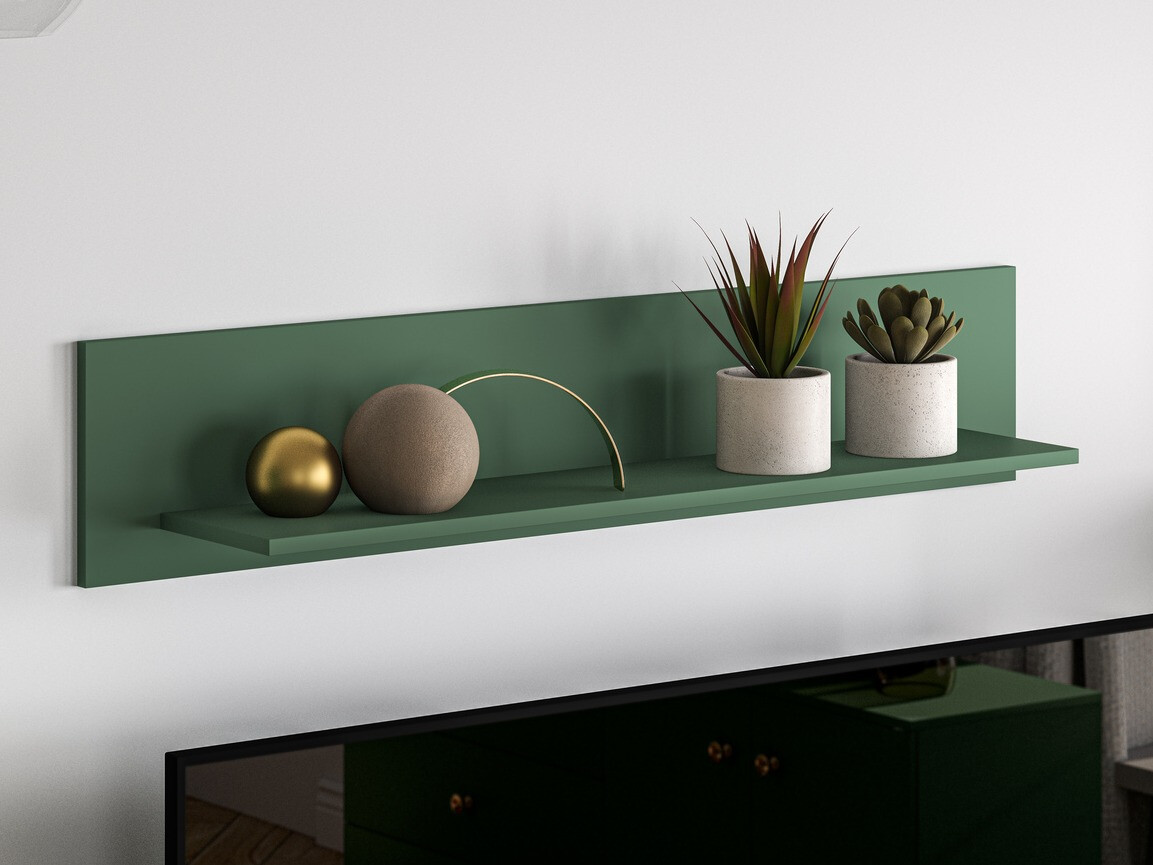 Zidna polica Flonovu 107 (Tamno zelena)
