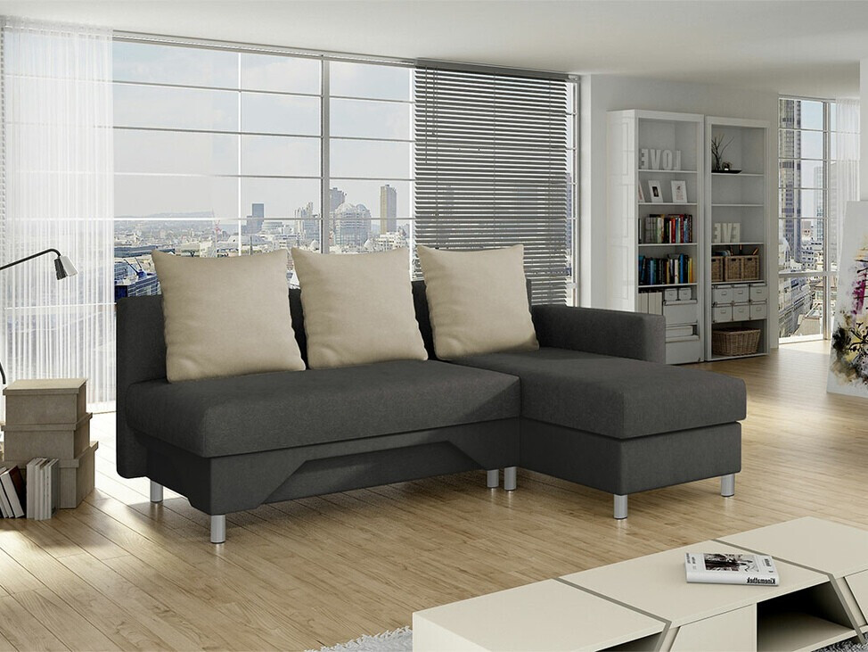 Ugaona sofa Akron 100 (Suedine 4001 + Suedine 1009)