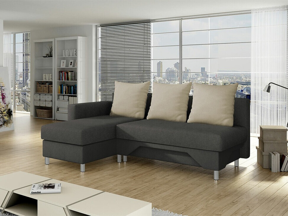 Ugaona sofa Akron 100 (Suedine 4001 + Suedine 1009)