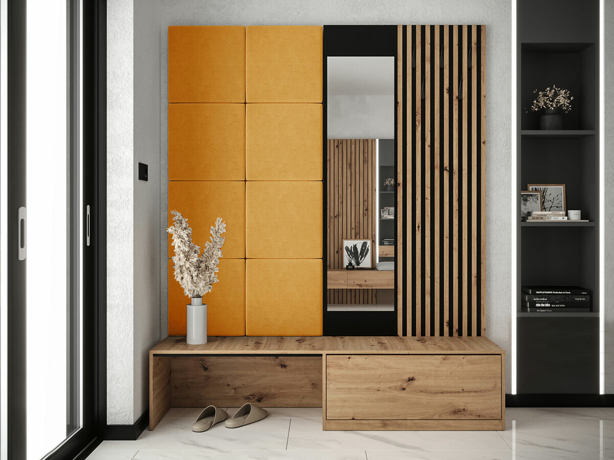 Set za hodnik Hartford 322 (Artisan hrast + Manila 32)