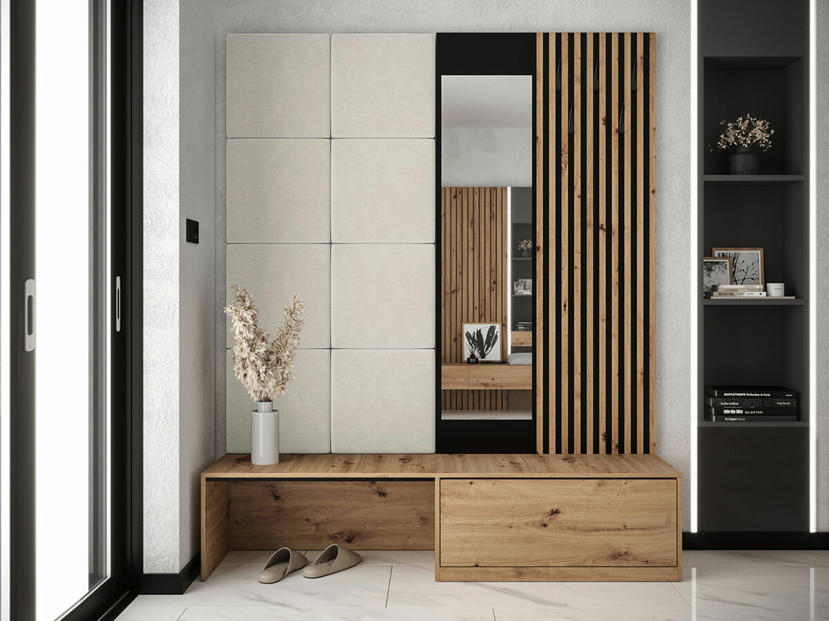 Set za hodnik Hartford 322 (Zanatski hrast + Manila 02)