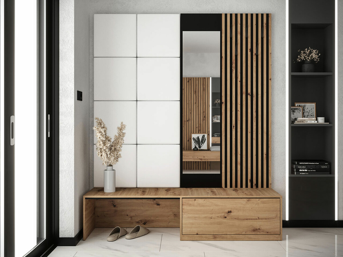 Set za hodnik Hartford 322 (Zanatski hrast + Soft 017)