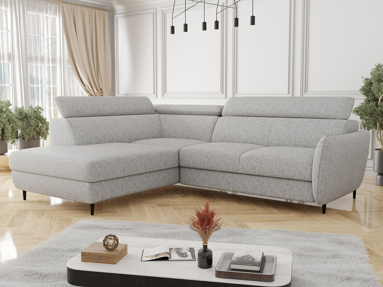 Ugaona sofa Lincoln 177 (Neve 83)