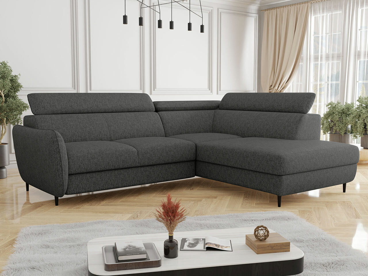 Ugaona sofa Lincoln 177 (Neve 97)