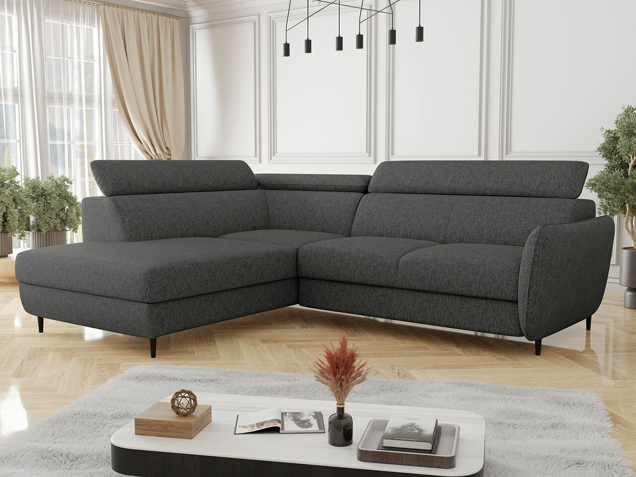 Ugaona sofa Lincoln 177 (Neve 97)