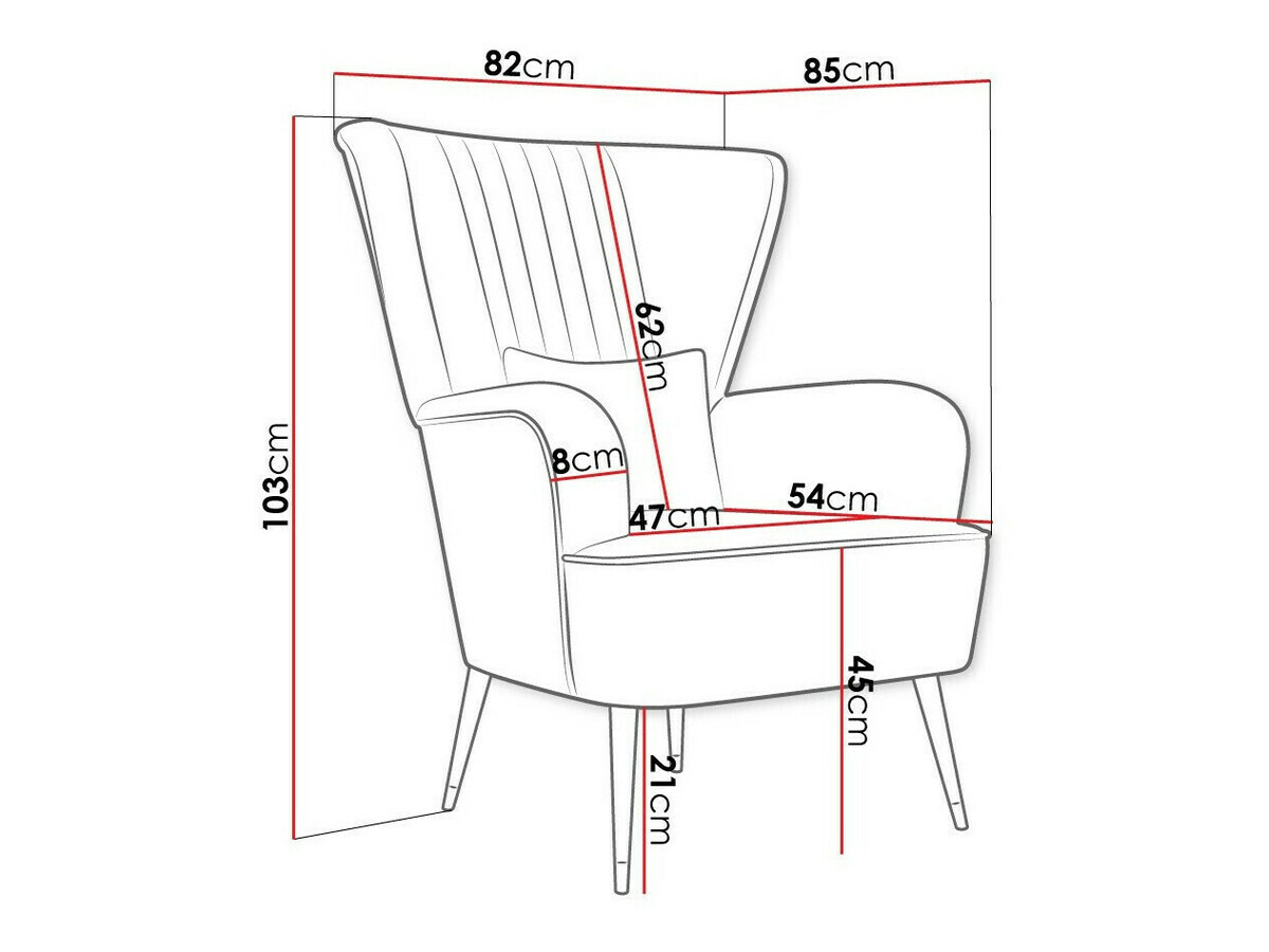 Fotelja Orem 111 (Magic Velvet 2225)