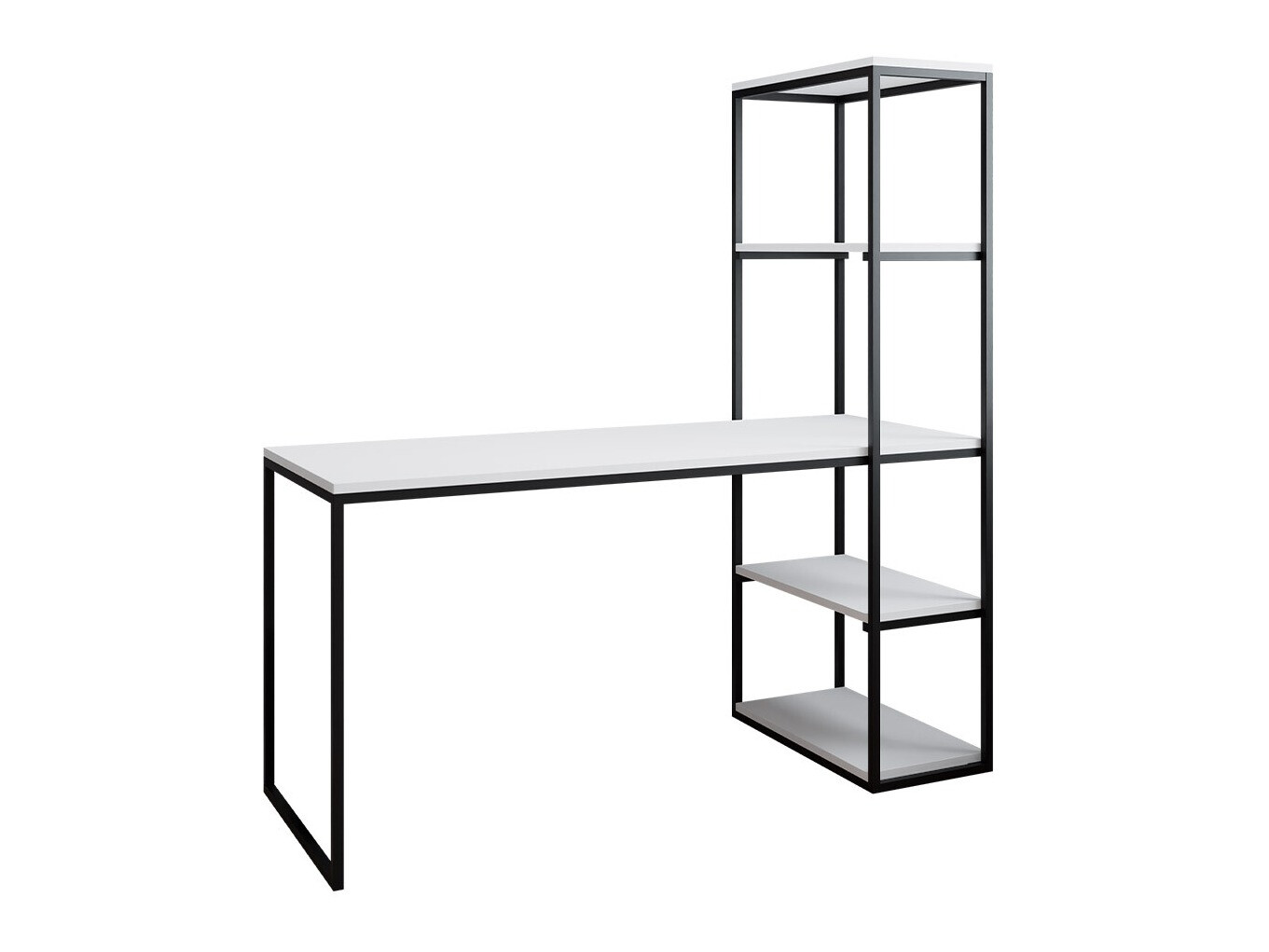 Kancelarijski sto Oswego 107 (Belo + Crno)