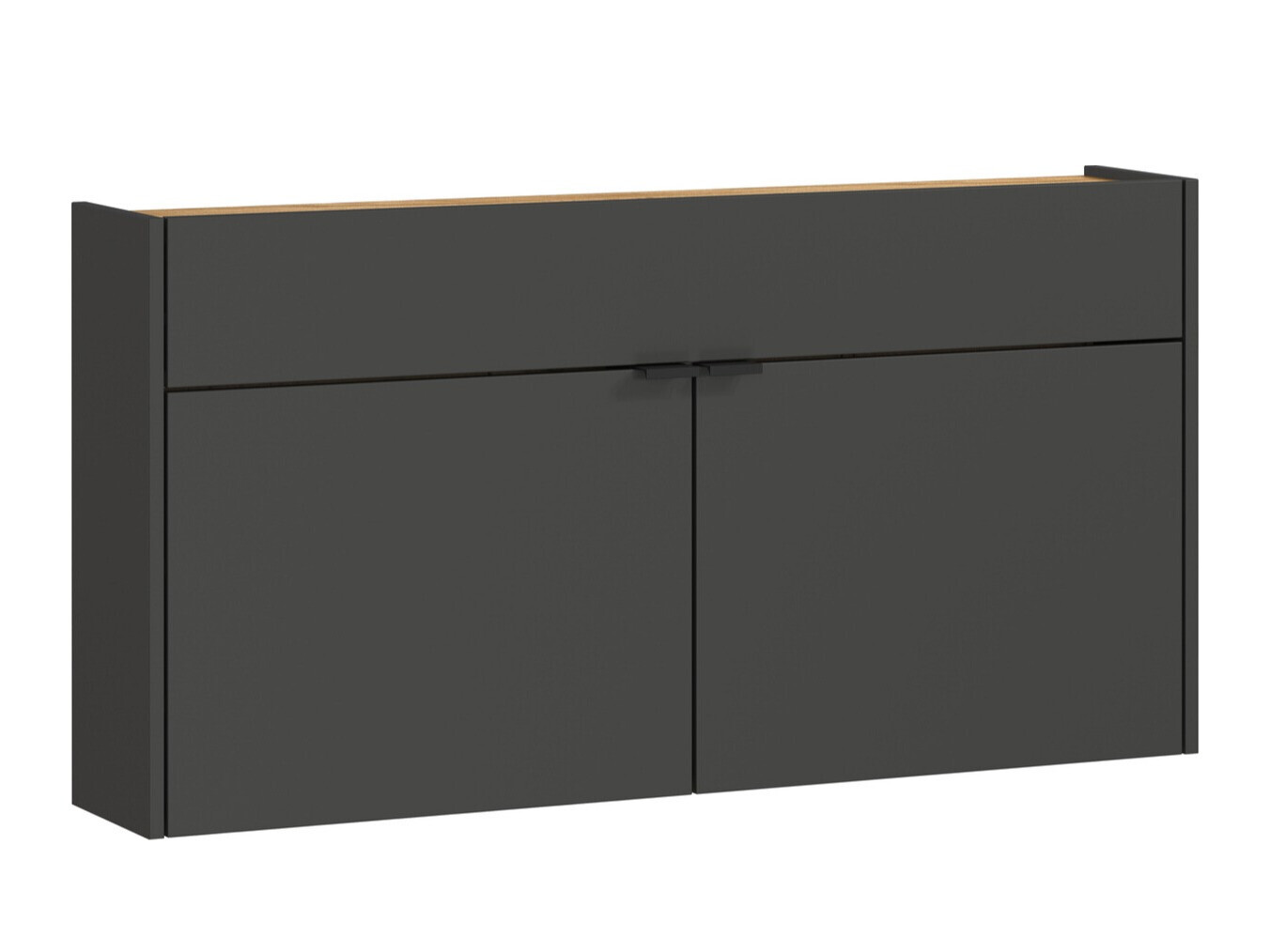 Polica za obuću Cirsale 102 (Graphite + Navarra hrast)