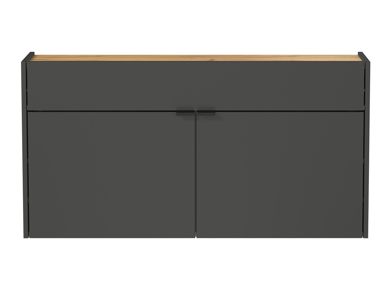 Polica za obuću Cirsale 102 (Graphite + Navarra hrast)