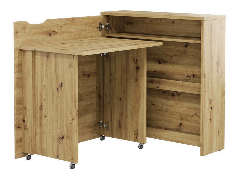 Ugaoni kancelarijski sto Concept Pro Lenart Levfere 156 (Zanatski hrast)