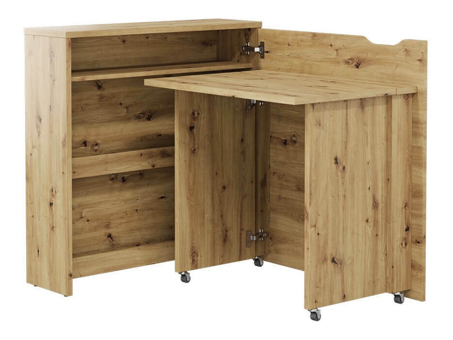 Ugaoni kancelarijski sto Concept Pro Lenart Levfere 156 (Zanatski hrast)