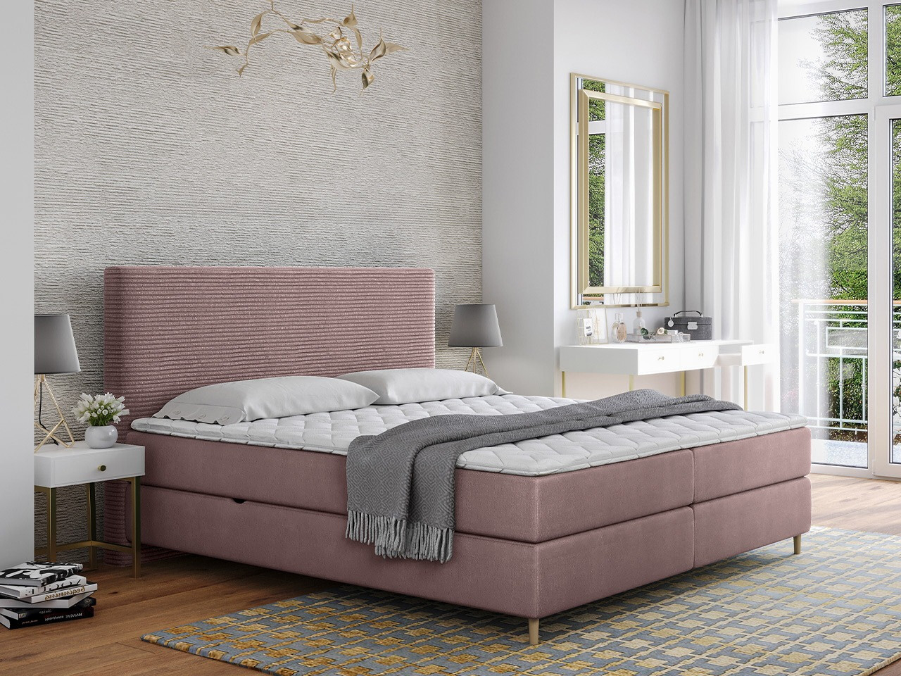 Boxspring krevet ComfiDream Miraara (Poso 27 + Kronos 27)
