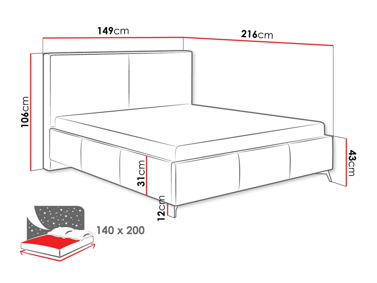 Krevet Beloit 107 (Fresh 01)
