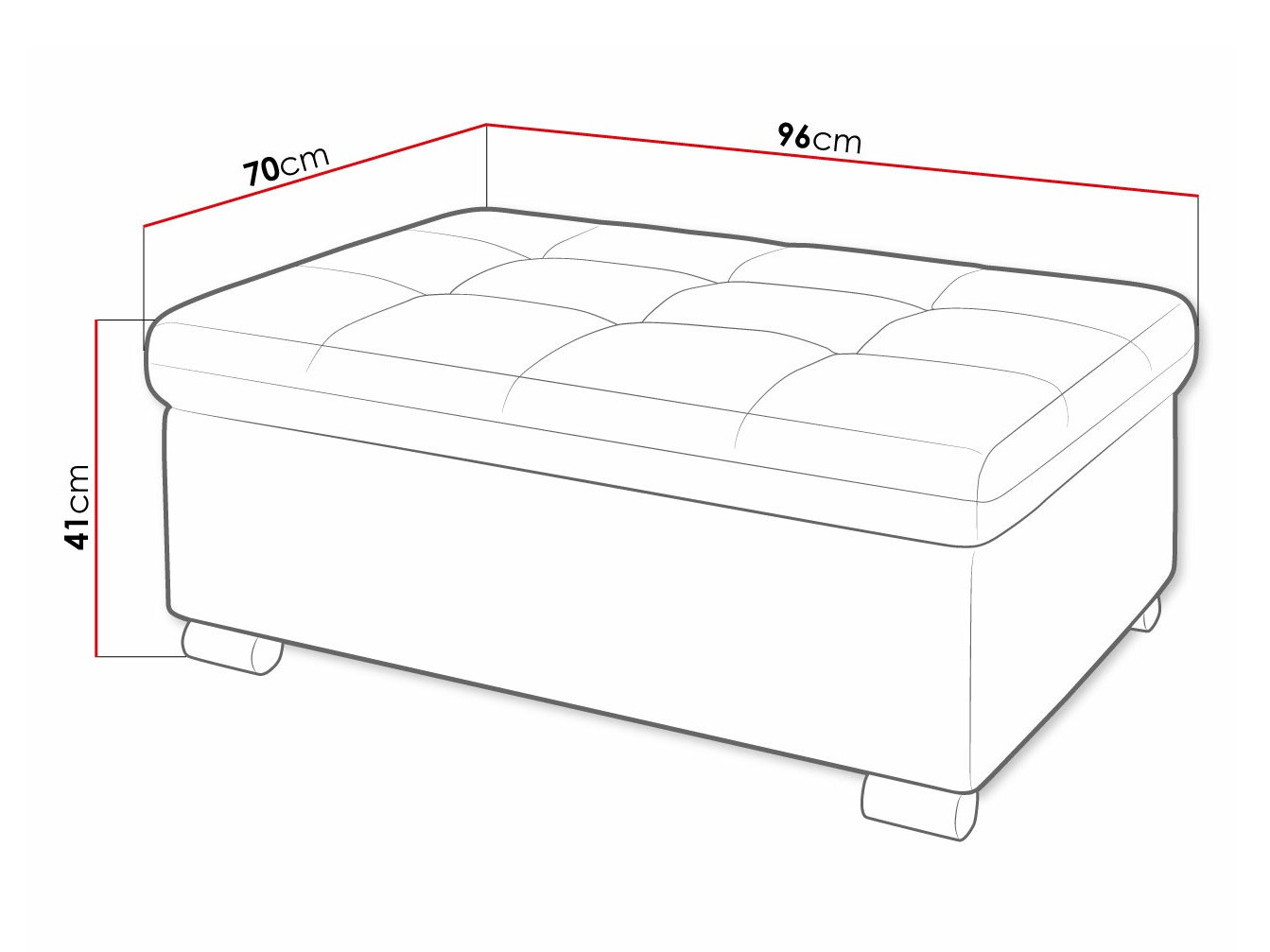 Tapacirana klupa Comfivo 118 (Poso 05)