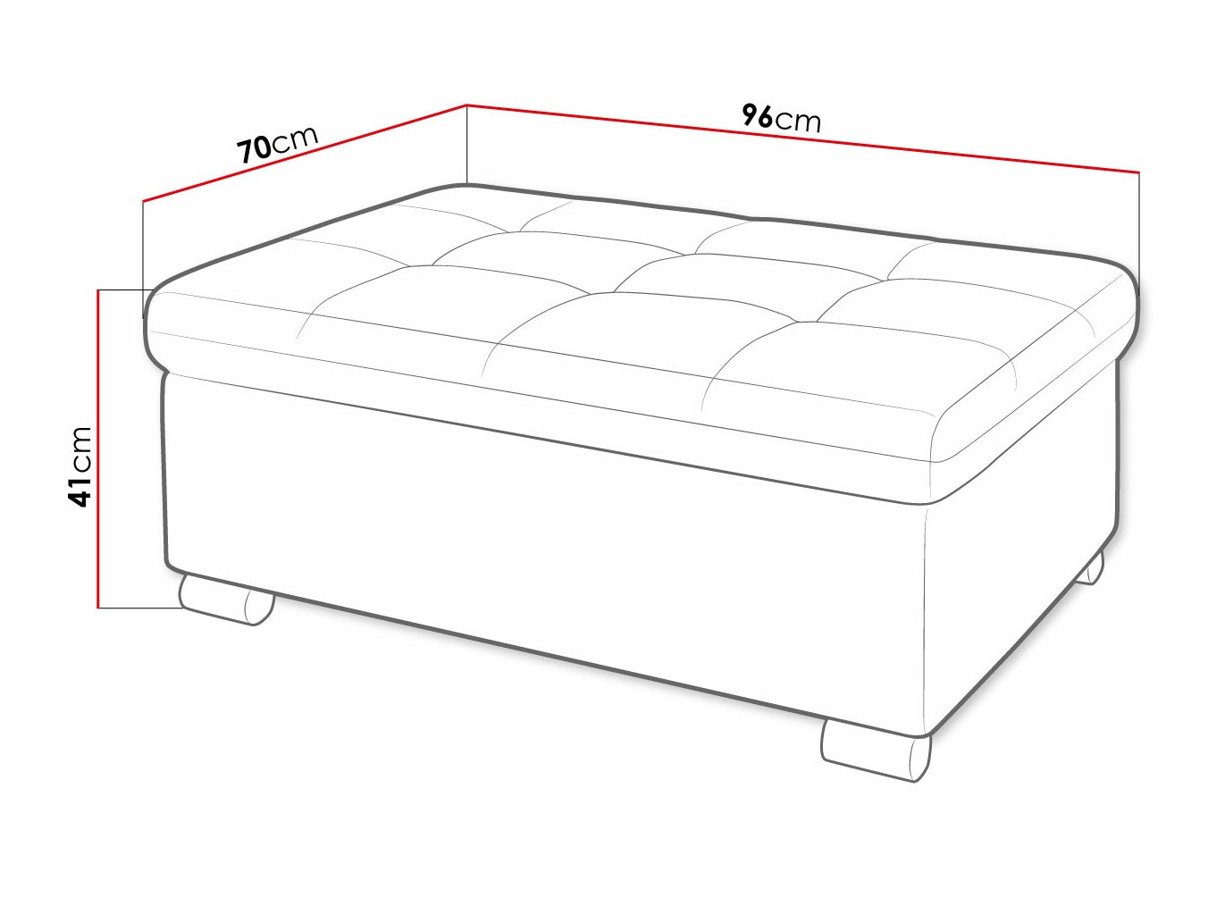 Tapacirana klupa Comfivo 118 (Poso 110)