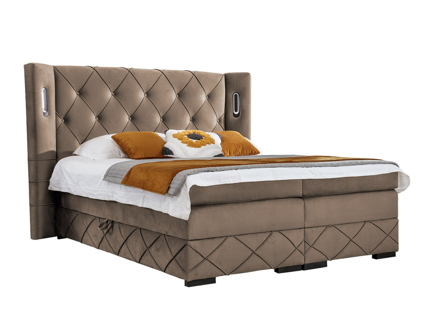 Boxspring krevet Baltimore 187 (Kameleon 09)