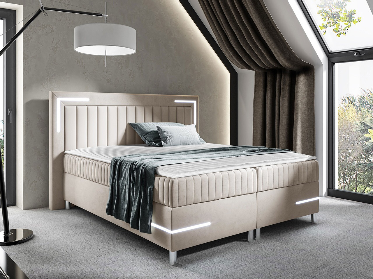 Boxspring krevet Baltimore 188 (Fresh 1)