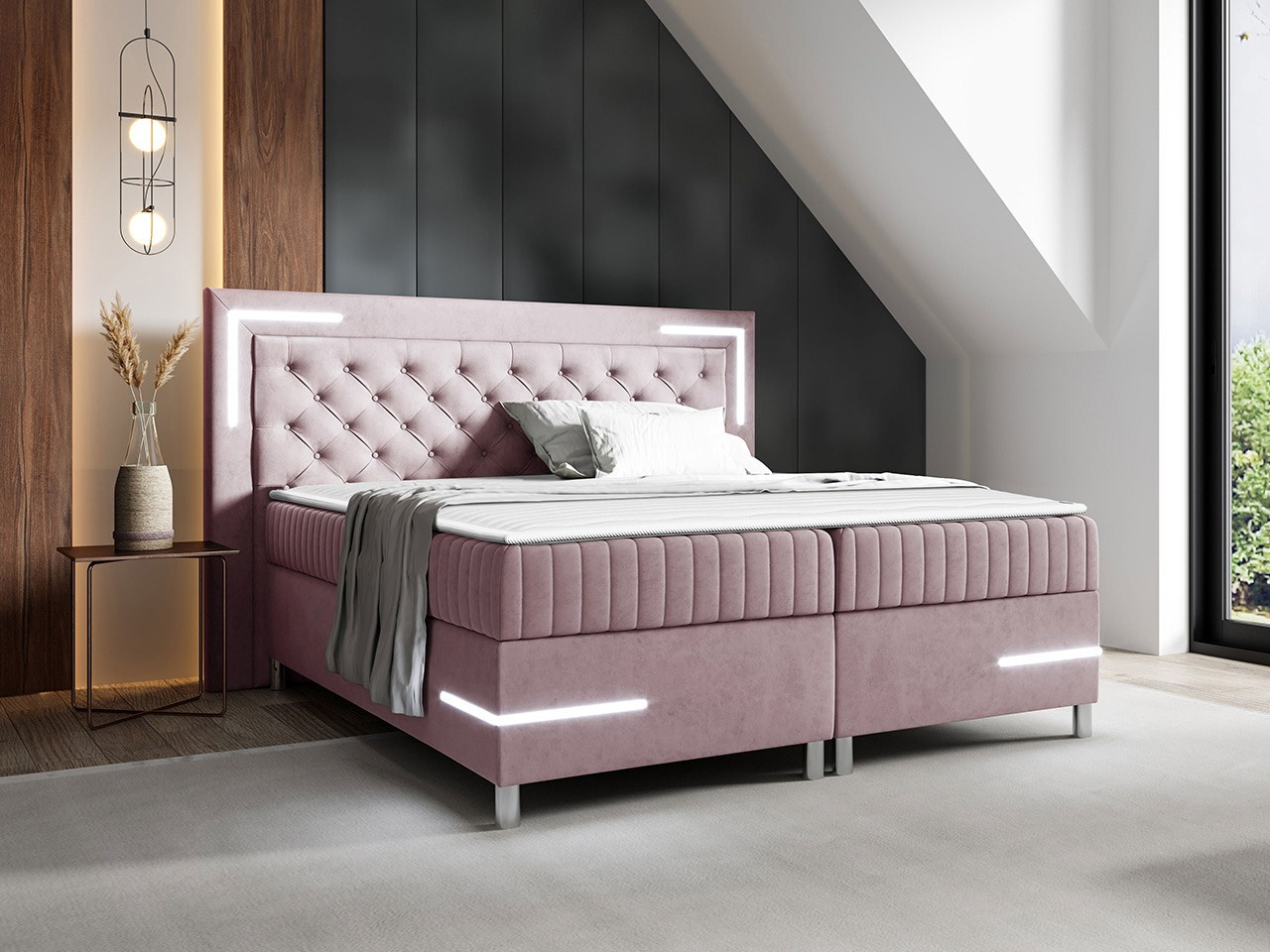 Boxspring krevet Baltimore 189 (Velluto 14)