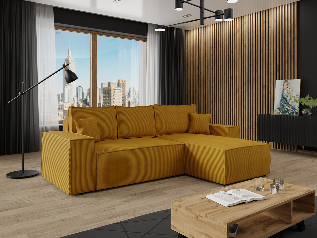 Ugaona sofa Clovis 108 (Poso 01)