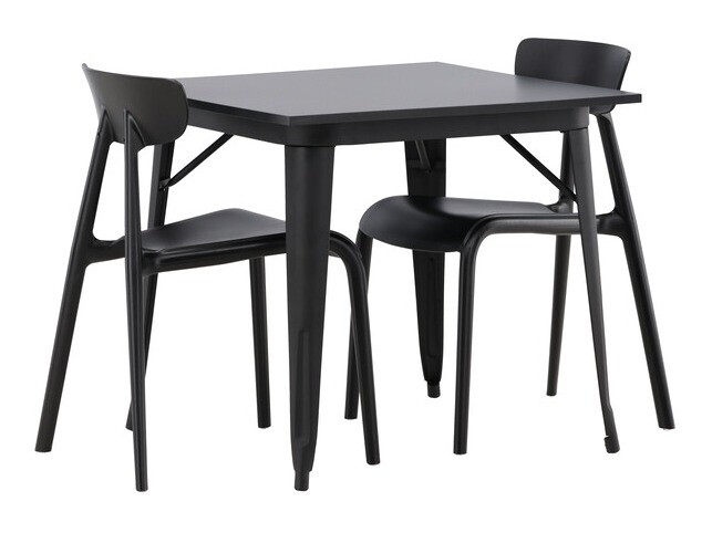 Trpezarijski set Dallas 3896 (Crno)