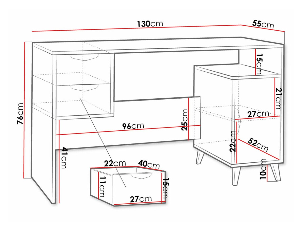 Kancelarijski sto Domvera 112