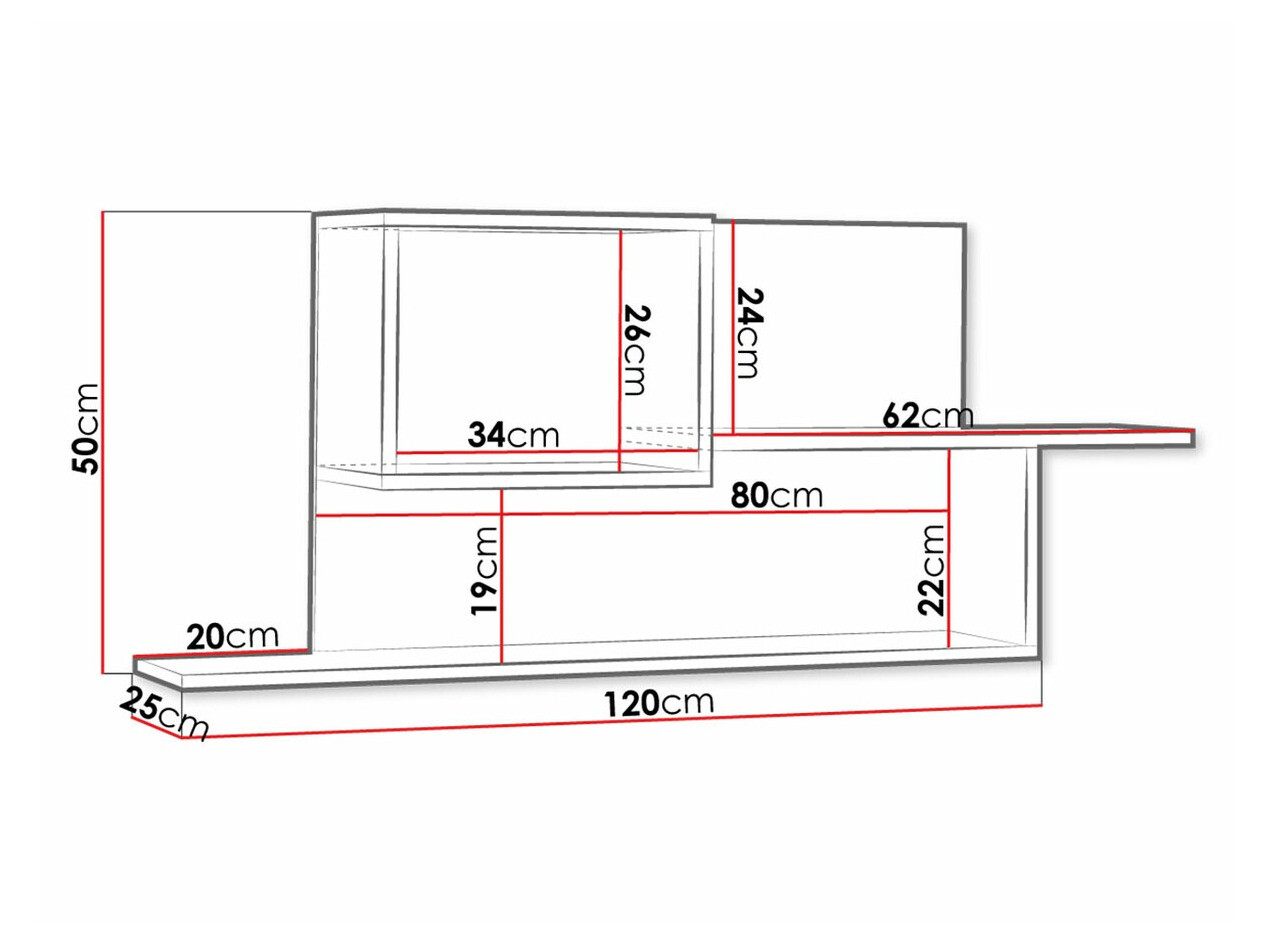 Zidna polica Domvera 111