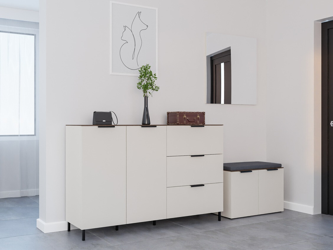 Ogledalo Salciro 107 (Svetloosiva)