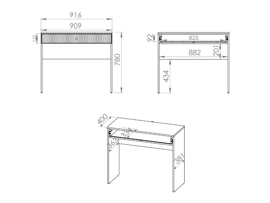 Toaletni sto Marmeli 107