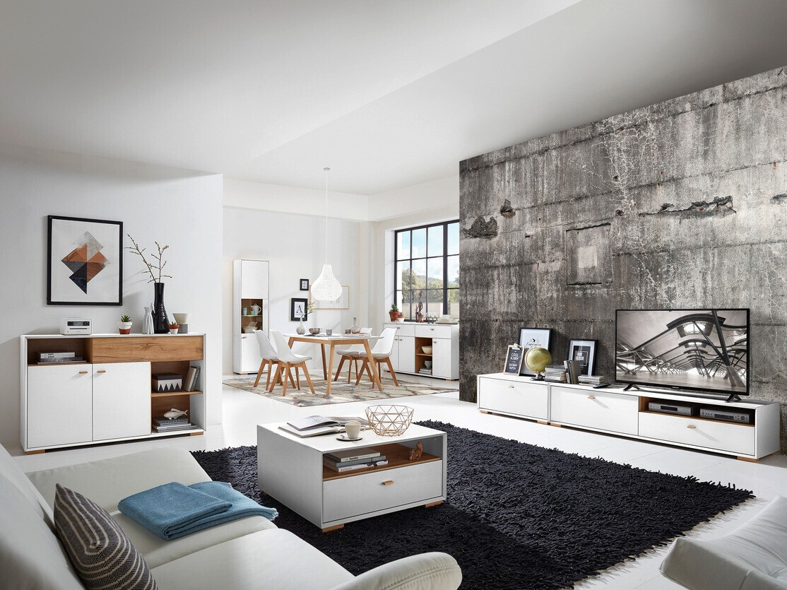 TV sto Sacramento 503 (Izbeljeni bor + Navarra hrast)