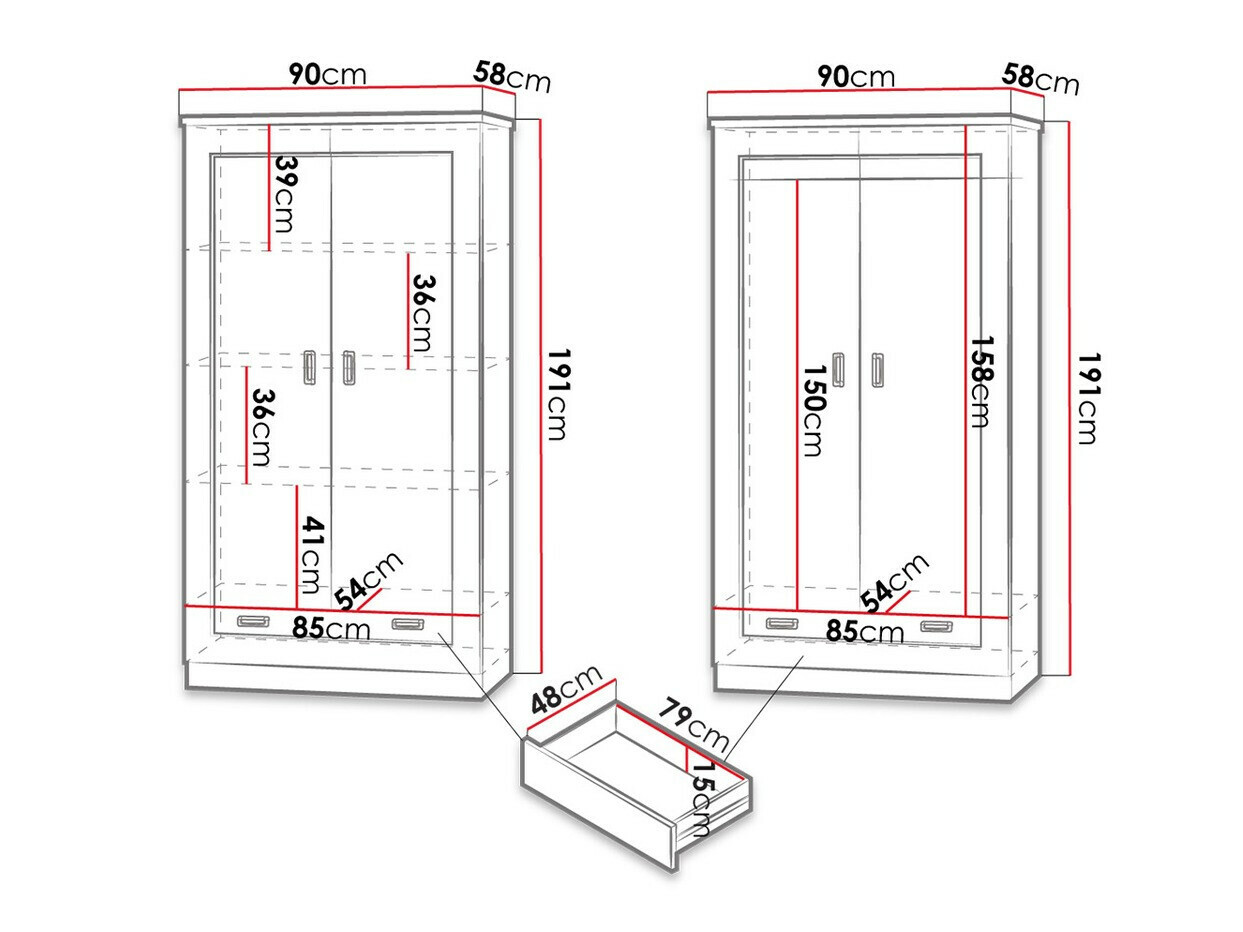 Ormar Lircava 106 (Храст лефкас)