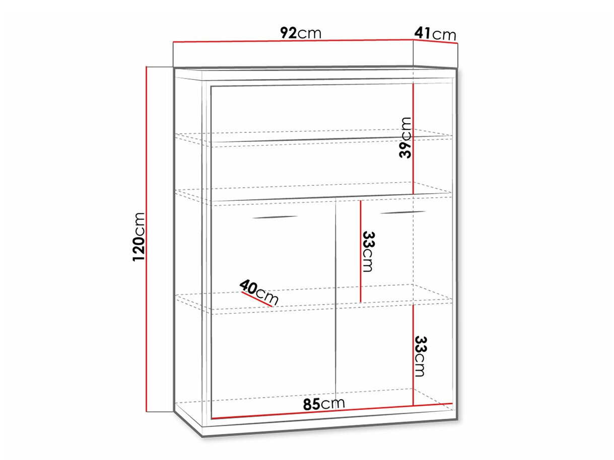 Komoda Etrmoni 103 (Svetlo drvo + Hrast)
