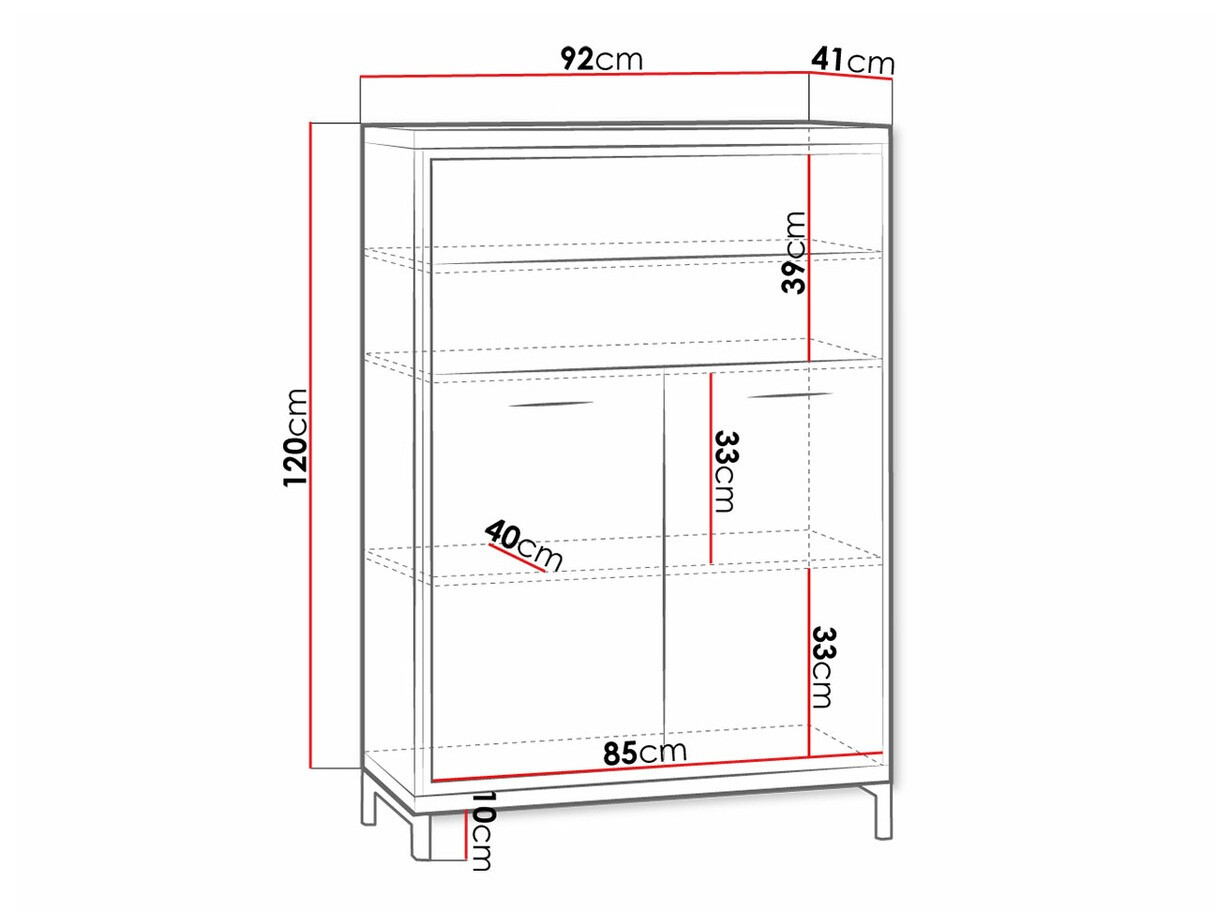 Komoda Etrmoni 103 (Svetlo drvo + Hrast)