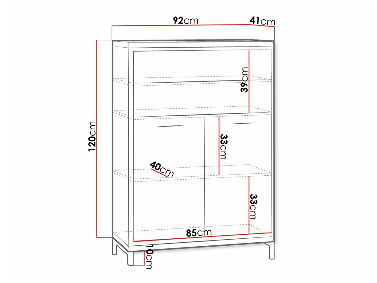Komoda Etrmoni 103 (Svetlo drvo)