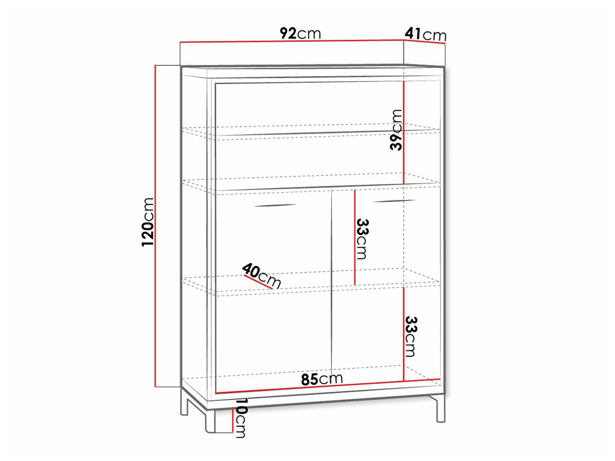 Komoda Etrmoni 103 (Svetlo drvo)
