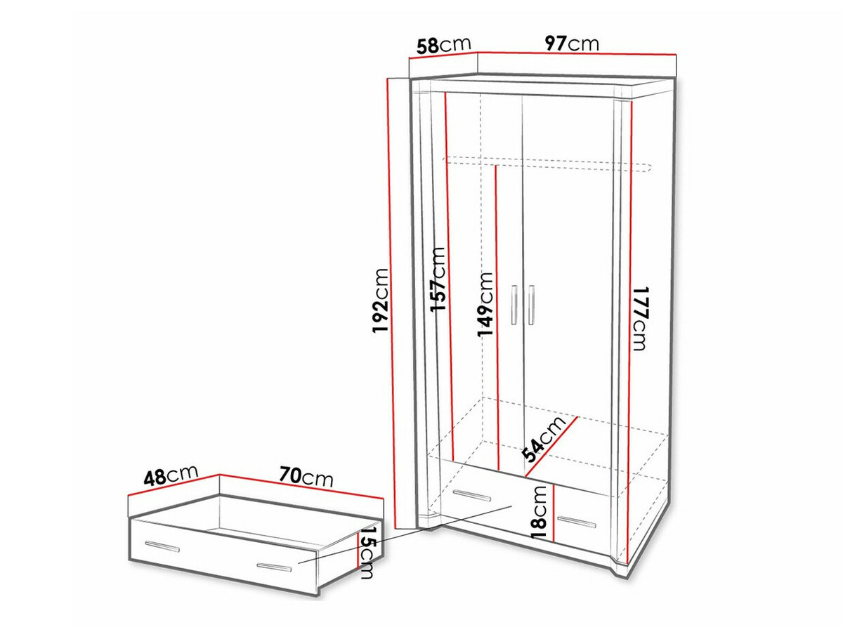 Ormar Lorelie 118 (Sonoma hrast)