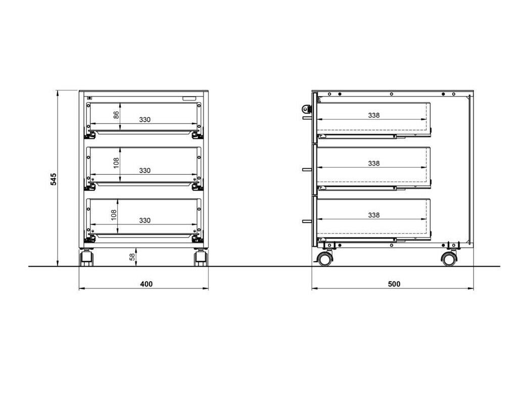 Fiokar Catcamu 101 (Sjajno belo + Navarra hrast)