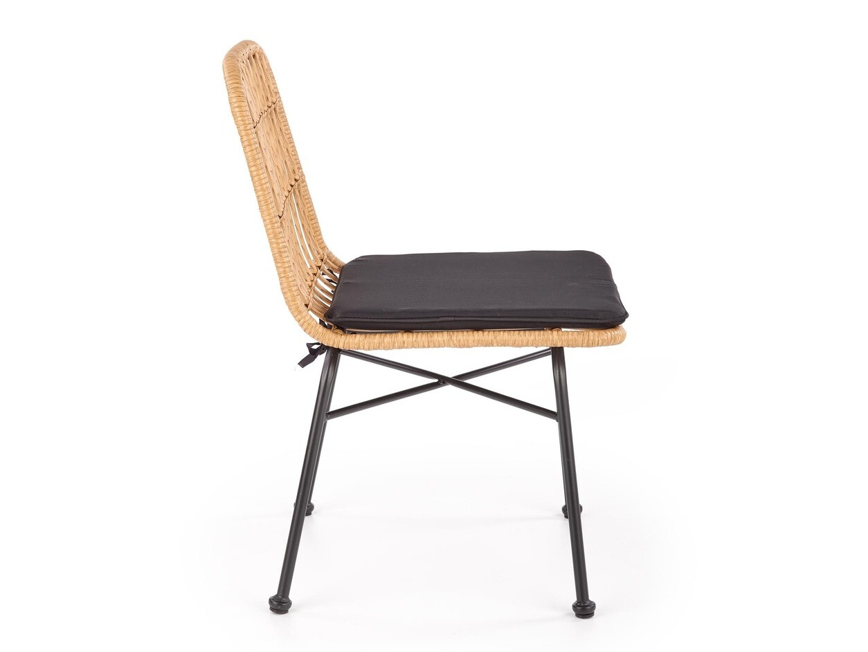Stolica Houston 871 (Svetlo smeđa + Crno)