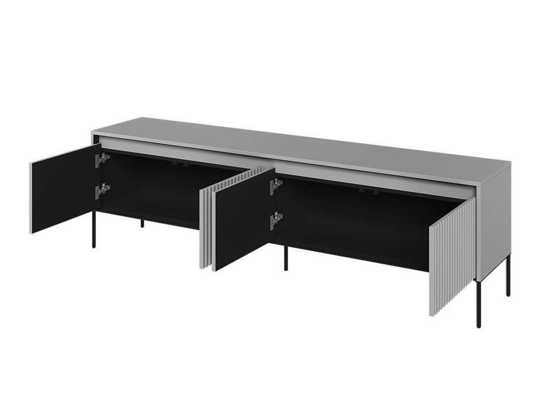 TV komoda Fernolu 105 (Sivo + Crno)