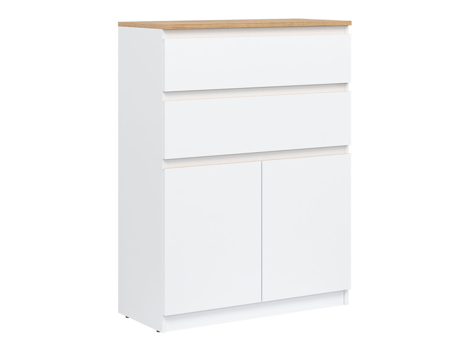 Komoda Catelbi 104 (Belo + Hrast)