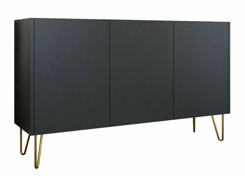 Ormarić Levdale 101 (Graphite + Crni mermer)