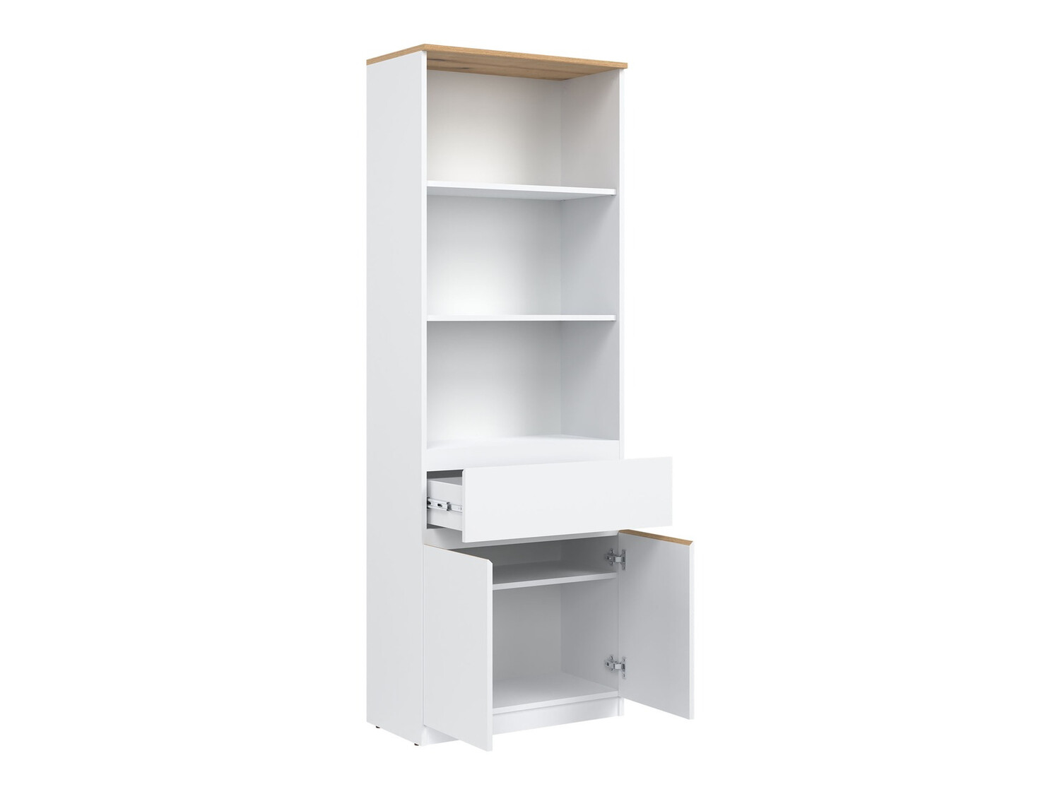 Polica Catelbi 106 (Belo + Hrast)